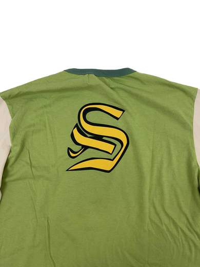 SPANGLISH SPE4AS T-Shirt a manica lunga con teschio buffo