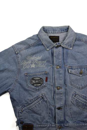 UNLIMITED Double Diamond giacca in denim