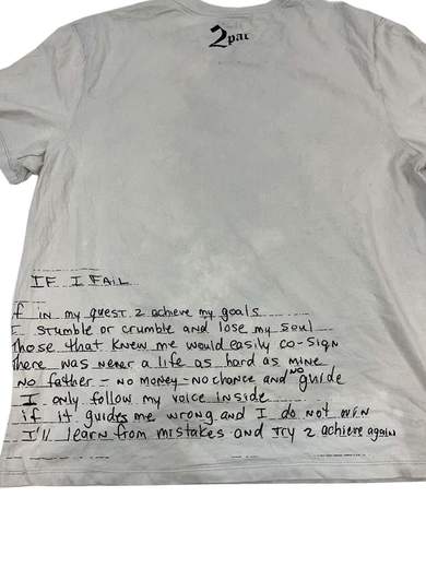 GIGOLÈ ARCHIVE Tupac Shakur White T-Shirt (used)