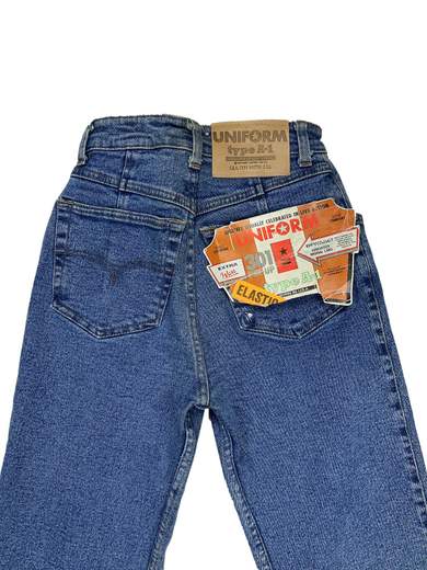 UNIFORM 301 Pin-Up Stretch Jeans