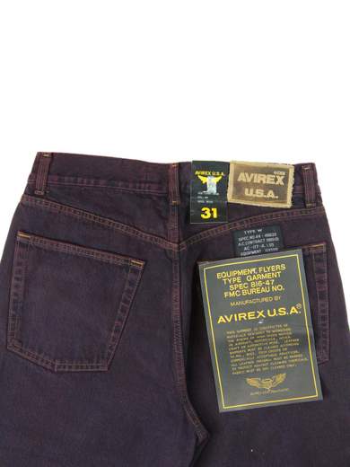 AVIREX W161 PURPLE JEANS