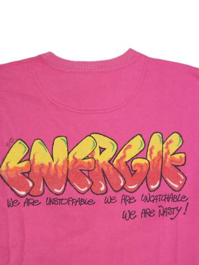 ENERGIE FELPA GRAFFITI ROSA