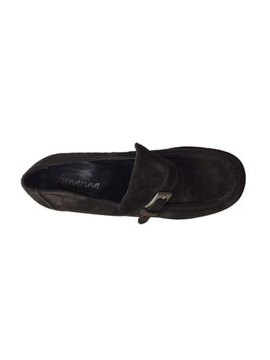 FORNARINA PIF1053-316 Suede Loafers Heel 7
