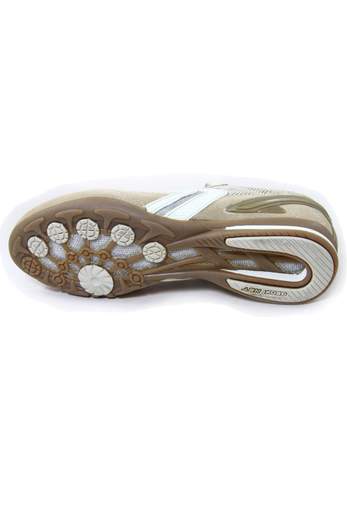 GEOX U Hibra Suede/Mesh High Breathability Sneakers Beige