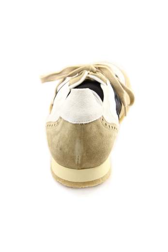 KICKERS STAN-M Sneakers Suede/Nylon mesh Beige-Black
