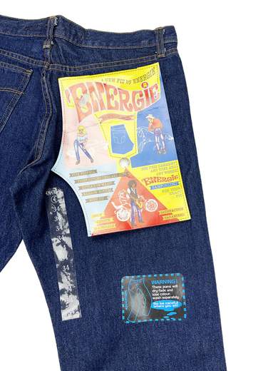 ENERGIE Dixon Wash J Jeans stile Anni Settanta