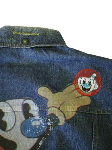 GIGOLÈ RELAB I love Milk denim gilet