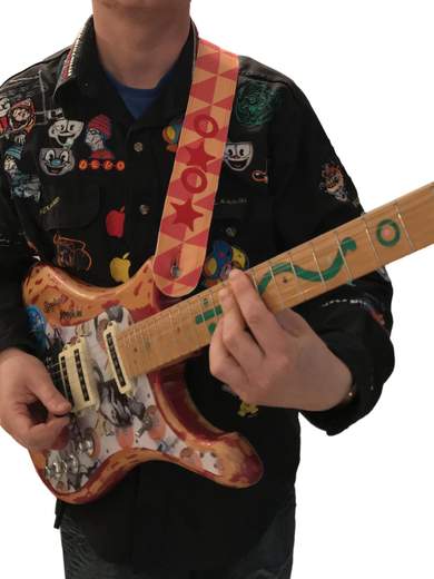 GIGOLÈ ARCHIVE Tracolla per chitarra in PVC