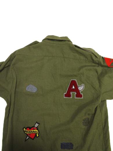 GIGOLÈ RELAB Jolly Wool Shirt Lavishly Decorated