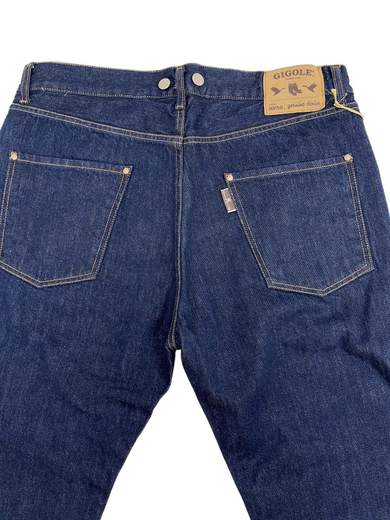 GIGOLÈ ARCHIVE Fifty/Fifty Jeans taglio Anni Cinquanta con cimosa