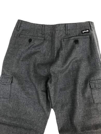 SCHOTT 27176981Pantaloni Militari in lana con tasche