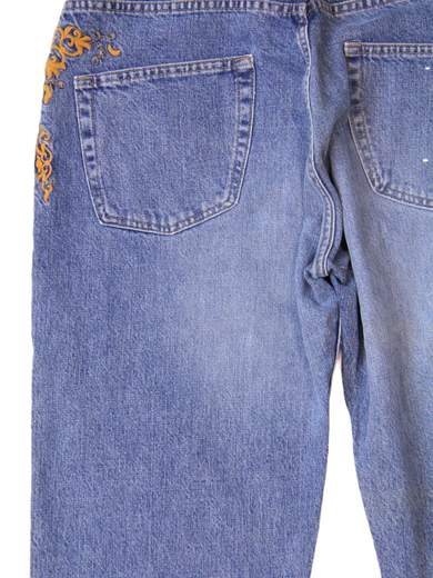 TURQUOISE INDIAN JEANS