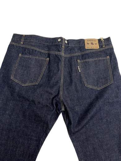 GIGOLÈ ARCHIVE Fifty/Fifty V Jeans taglio Anni Cinquanta con cimosa