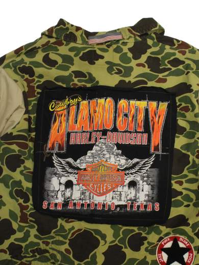 GIGOLÈ RELAB Alamo camicia custom con toppe