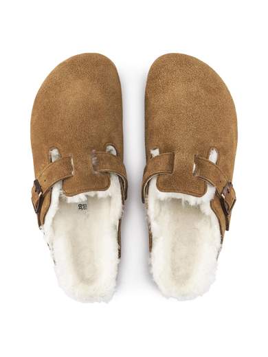 Birkenstock Boston Fur 1001141 zoccoli con pelliccia