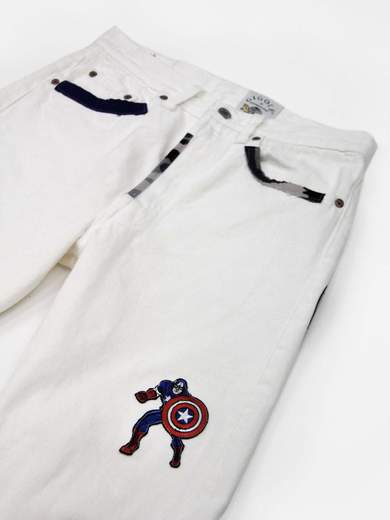 GIGOLÈ RELAB RLB-WHT-JEANS