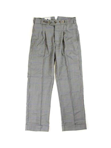 RINOMATA SARTORIA GIGOLE SWING PANT GRIGIO SCACCHI