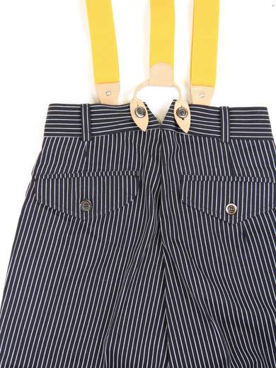 RINOMATA SARTORIA GIGOLE SWING PANT BLK/WHT