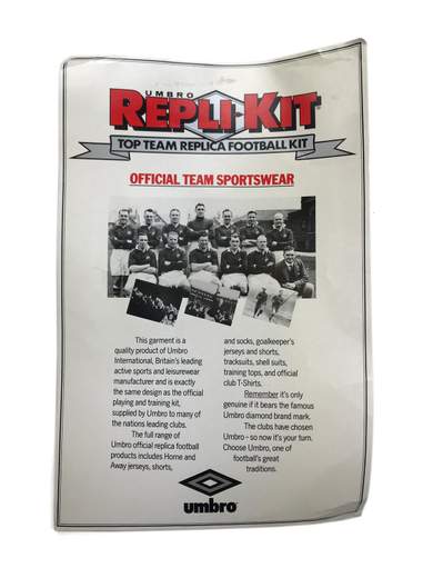 UMBRO Football T-Shirts 1990