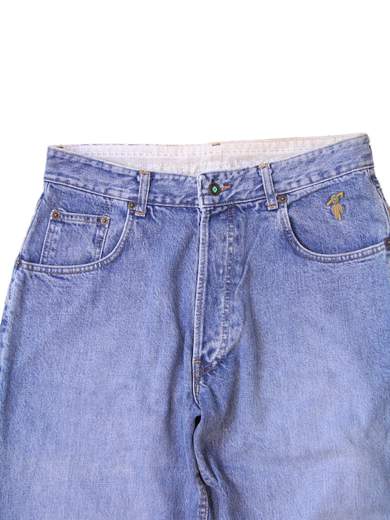 TURQUOISE INDIAN JEANS