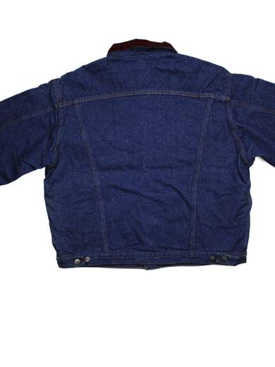 AVIREX 026345 Denim Jacket with Purple Lining