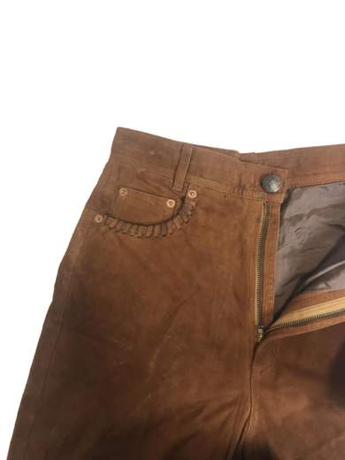 EL CHARRO Cowgirl pantaloni in pelle