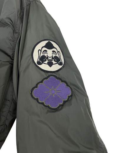 EVISU EA04MJK06 Bomber con toppe ricamate