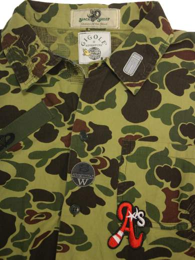 GIGOLÈ RELAB Alamo camicia custom con toppe