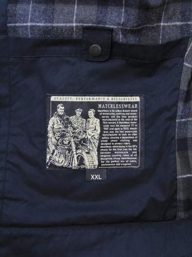 MATCHLESS 110116 Quilted Racer Jacket