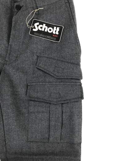 SCHOTT 27176981Pantaloni Militari in lana con tasche