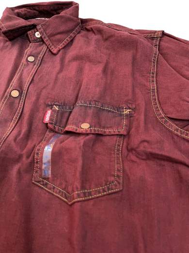 ENERGIE Base camicia denim sovrattinta