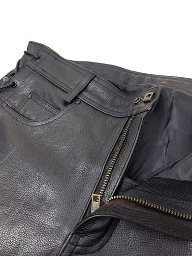GIGOLEATHER Castor 502 pantaloni in pelle con lacci