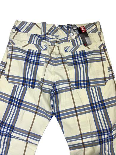 DIESEL Costus pantalone a scacchi