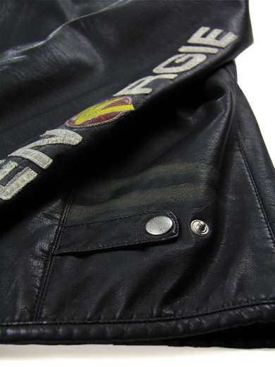 ENERGIE Dax giacca Racer in eco pelle