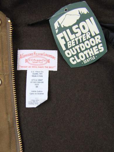 FILSON 2947 Giacca con cappuccio