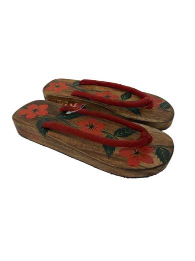 REPLAY Floral Wooden Flip-Flops