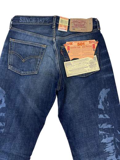 LEVI’S 501.01.10 Indian Jeans Limited Edition with Print