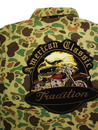 GIGOLÈ RELAB American Classic camicia custom con toppe