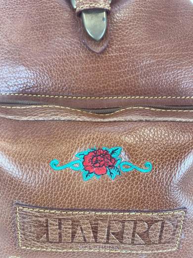 EL CHARRO Pebbled Leather Backpack