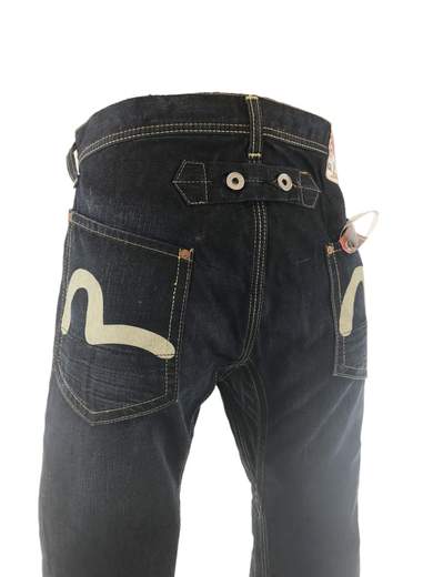 EVISU EA04EM JE20 TOP NOTCH WASHED JEANS
