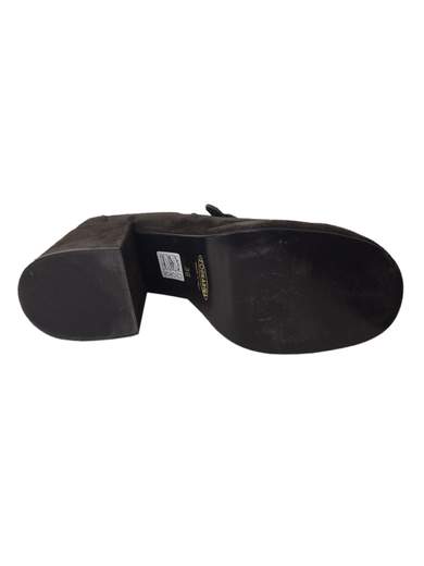 FORNARINA PIF1053-316 Suede Loafers Heel 7