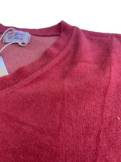 ONYX J7200 T-Shirt a manica lunga effetto spugna con collo a V