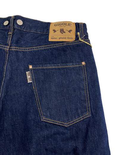 GIGOLÈ ARCHIVE Fifty/Fifty Jeans taglio Anni Cinquanta con cimosa