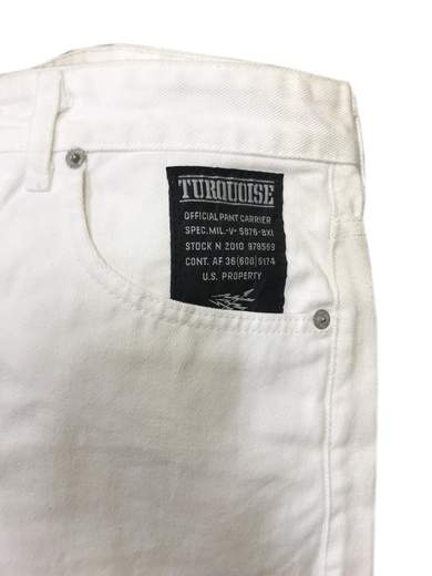 TURQUOISE In the Navy jeans ricamati