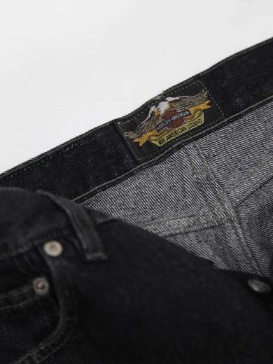 HARLEY DAVIDSON Vintage Black Jeans Boot Cut