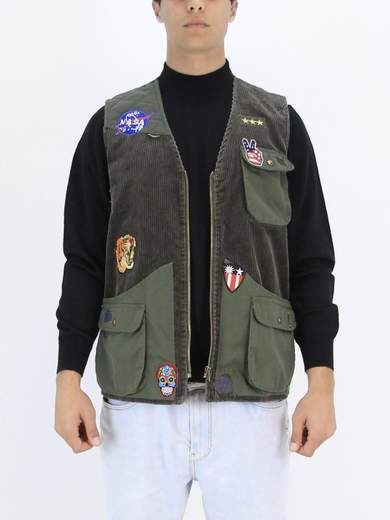 GIGOLÈ RELAB RELAB.GILET.VELLUT