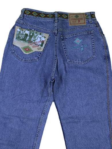 TURQUOISE 5323A Jeans Western Style