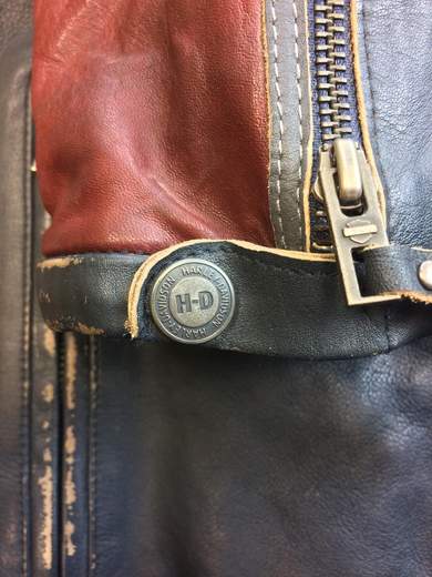 HARLEY DAVIDSON 516516240 Three Colours Leather Jacket