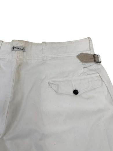 BONEVILLE Boneville White Trousers