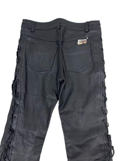 GIGOLEATHER Castor 502 pantaloni in pelle con lacci